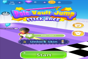 Pole-Vault-Jump-Stick-Race