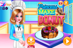 Princess-Makes-Donut