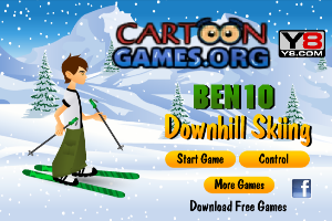 Ben-10-Downhill-Skiing