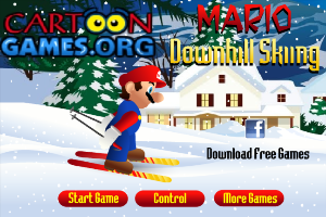 Mario-Downhill-Skiing